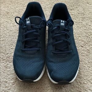 Under Armour Navy Athletic Shoes with Breathable Mesh